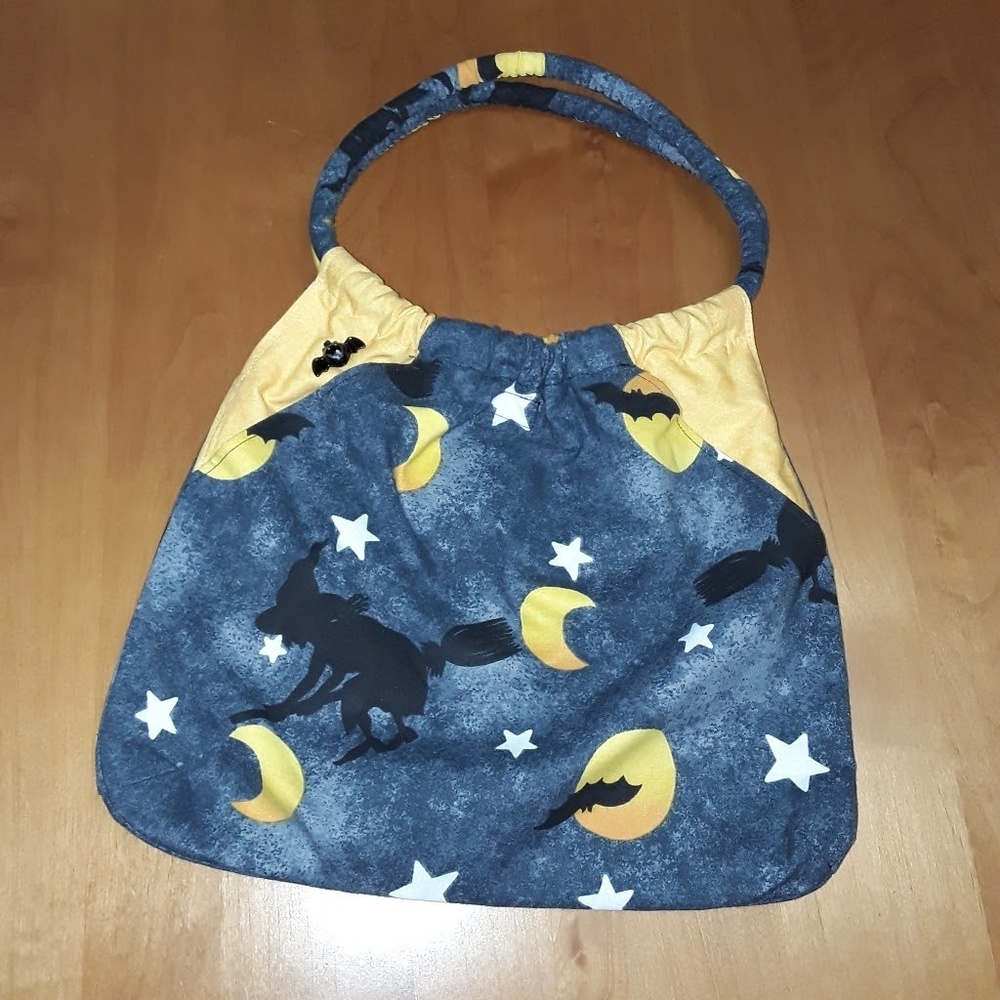 Halloween Whitch and Moon purse